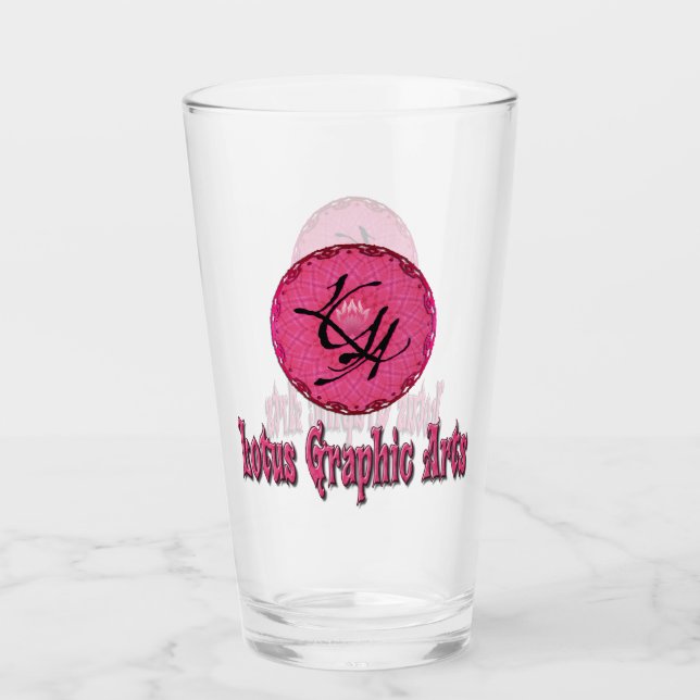 Kollektorware Lotus Graphic Arts Glas (Vorderseite)