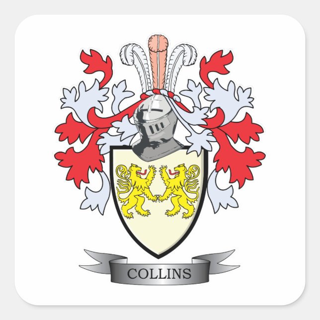 Kollinskittel Quadratischer Aufkleber (Vorderseite)