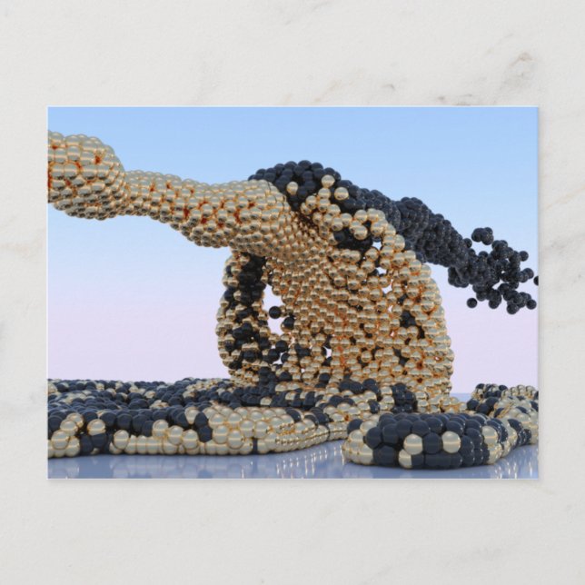 Kollisionspostkarte Postkarte (Vorderseite)