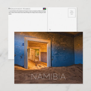 Kolmanskop, Namibia Reise-Postkarte Postkarte