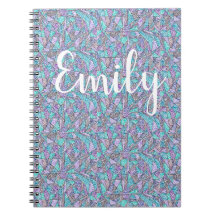 Kolmio (couleurs cool) Carnet personnalisé