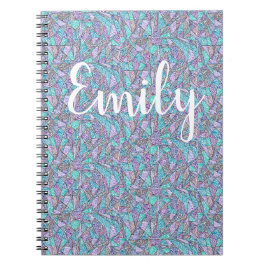 Kolmio (couleurs cool) Carnet personnalisé