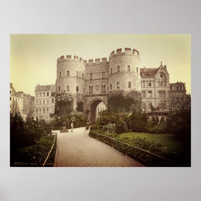 Köln - 1900 - Köln Hahnentor Poster (Vorne)