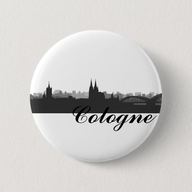 Köln Button / Anstecker / Pin (Vorderseite)