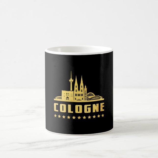 Köln City City City City City Funny Gift Idee Kaffeetasse (Mittel)