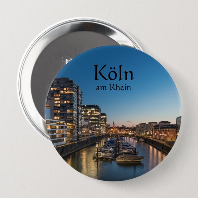 Köln Deutschland Button (Vorne & Hinten)