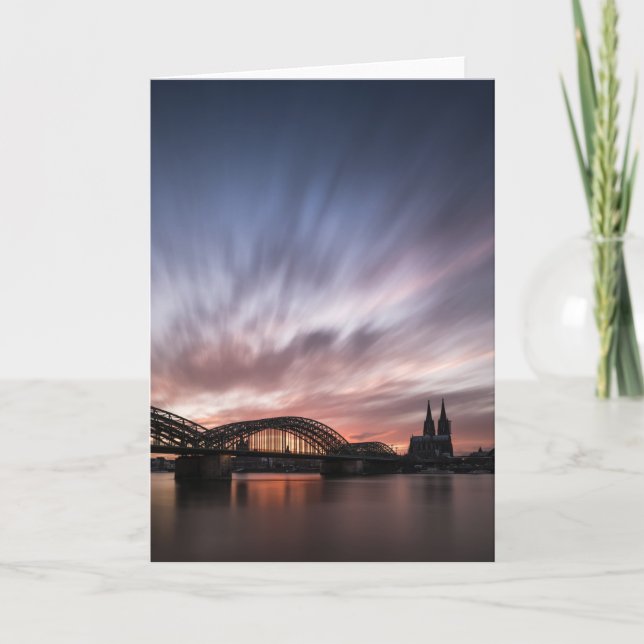 Köln Deutschland Karte (Vorderseite)