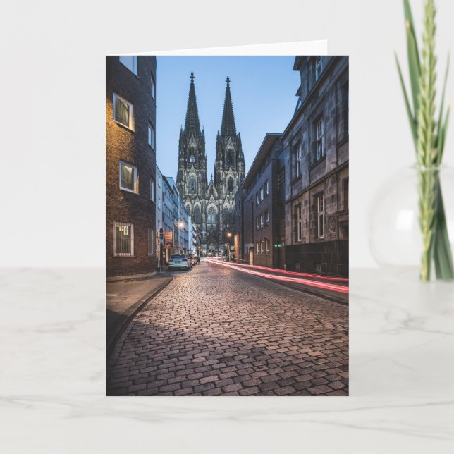 Köln Deutschland Karte (Vorderseite)