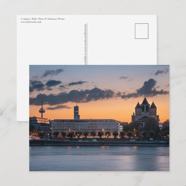 Köln Deutschland Postkarte (Vorne/Hinten)