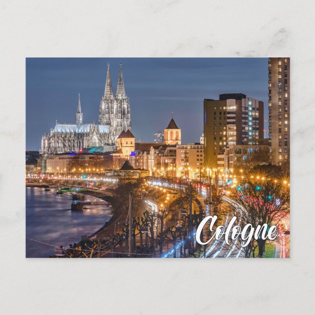 Köln, Deutschland Postkarte (Vorderseite)