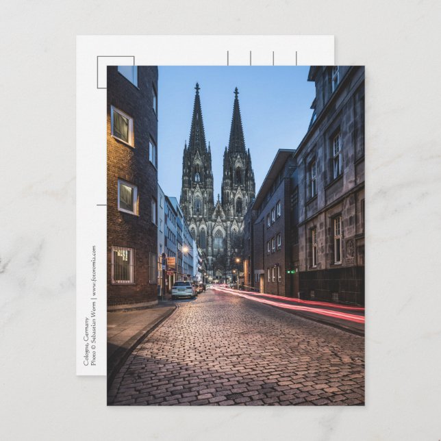 Köln Deutschland Postkarte (Vorne/Hinten)
