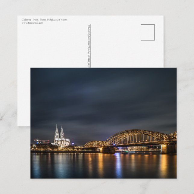 Köln Deutschland Postkarte (Vorne/Hinten)