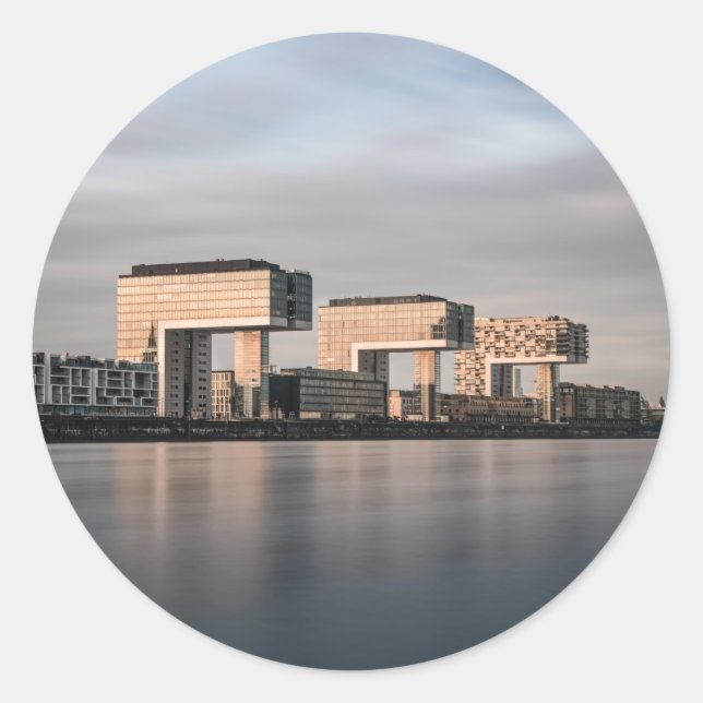 Köln Deutschland Runder Aufkleber (Vorderseite)