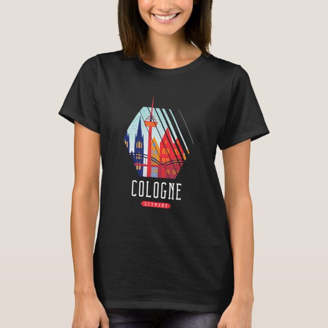 Köln Deutschland T-Shirt (Vorderseite)
