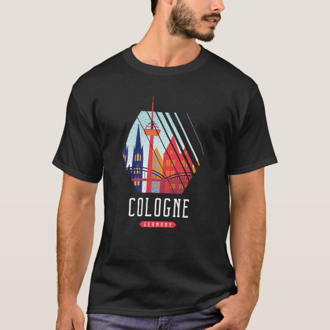 Köln Deutschland T-Shirt (Vorderseite)