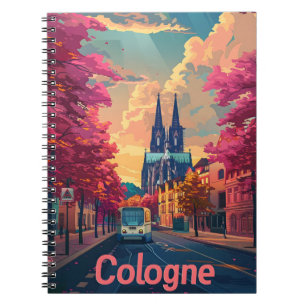 Köln: DomMajestät und Lila Ruhe Notizblock
