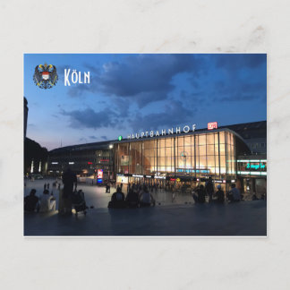 Koln Hauptbahnhof Postkarte