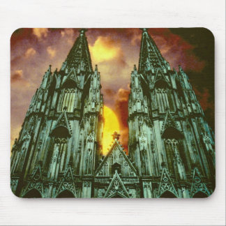 Köln-Kathedrale mit Sonne Mousepad