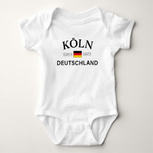 Koln (Köln) Deutschland koordiniert Deutsch Baby Strampler