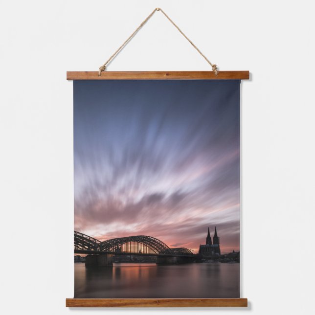 Köln Wandteppich Mit Holzrahmen (Vorderseite)