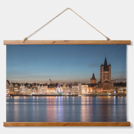 Köln Wandteppich Mit Holzrahmen