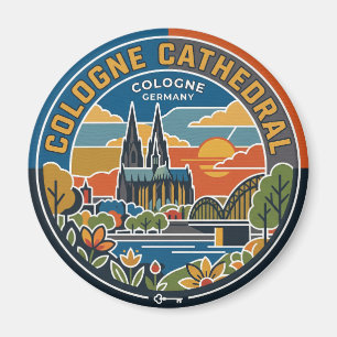 Kölner Dom Deutschland Magnet