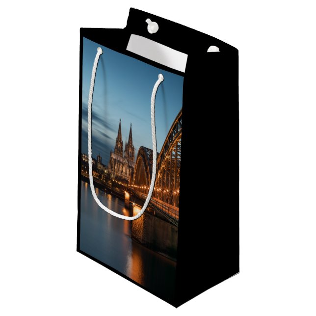 Kölner Dom Kleine Geschenktüte (Vorderseite Schrägansicht)