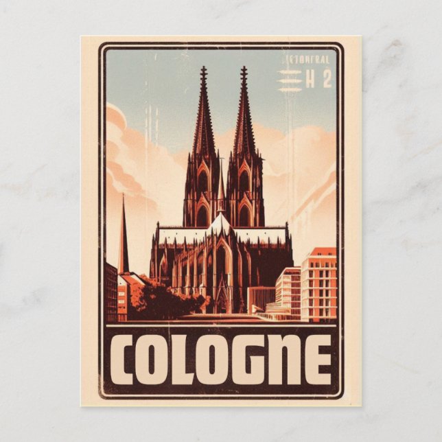 Kölner Dom, Köln - Urlaub Postkarte (Vorderseite)