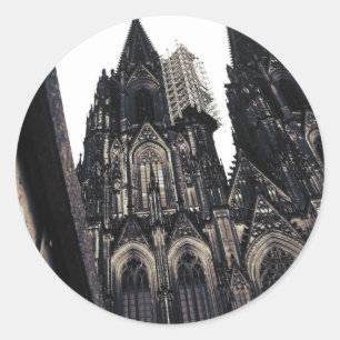 Kölner Dom Runder Aufkleber