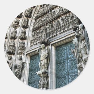 Kölner Dom Runder Aufkleber