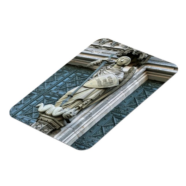 Kölner Dom Statue Magnet (Linke Seite)