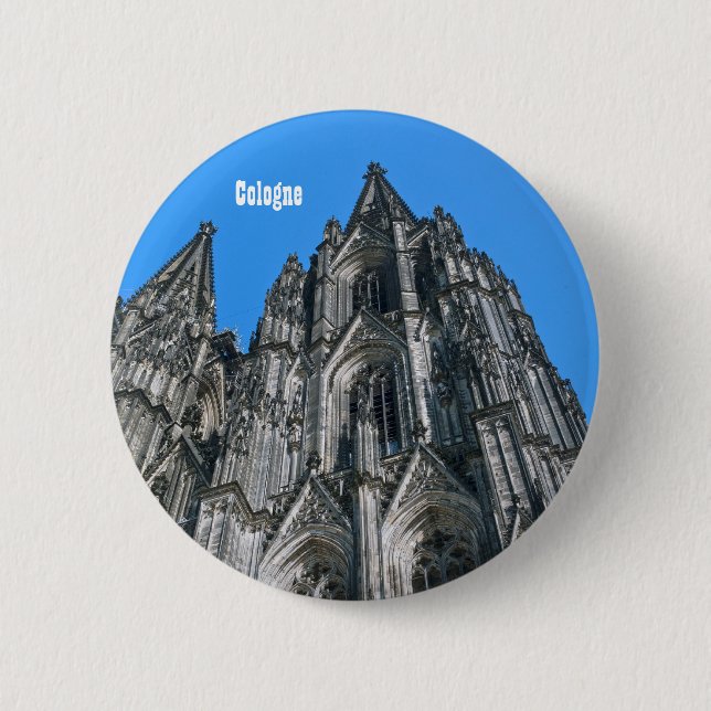Kölner Domknopf Button (Vorderseite)