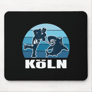Kölner Eishockeyfan - Hai Mousepad