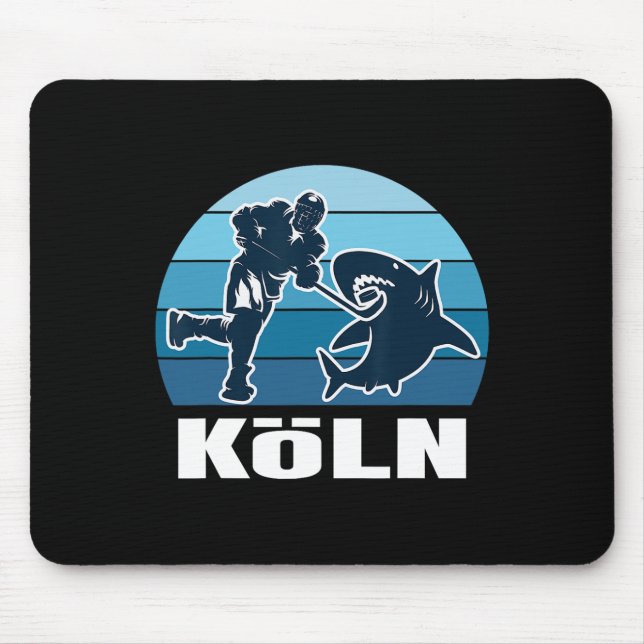Kölner Eishockeyfan - Hai Mousepad (Vorne)