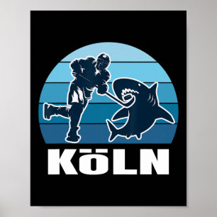 Kölner Eishockeyfan - Hai  Poster
