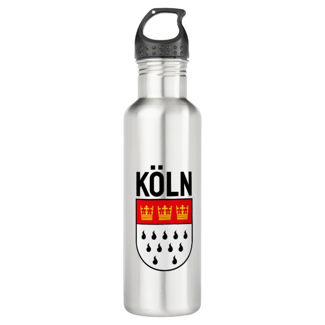 Kölner Wappen (Deutschland) Edelstahlflasche (Vorderseite)