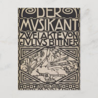 Koloman Moser- Umschlag für die Partitur zur Oper