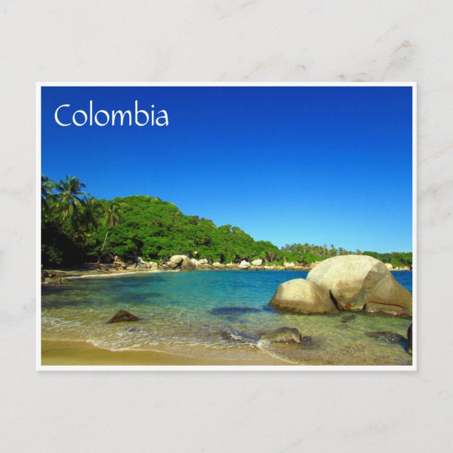 Kolombia parque nacional tayrona postkarte (Vorderseite)