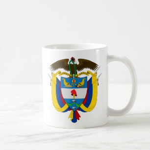 Kolombieemblem Kaffeetasse