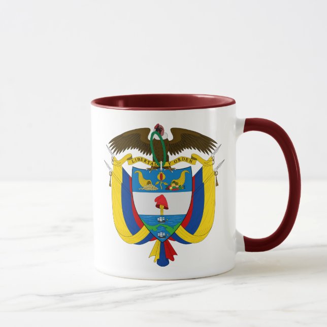 Kolombieemblem Tasse (Rechts)