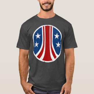 Koloniale Wappen-Pocket-Variante der United Staate T-Shirt