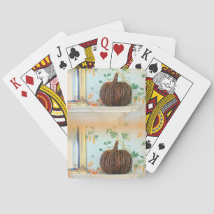 koloniales Korbkürbis-Spielkarten Spielkarten