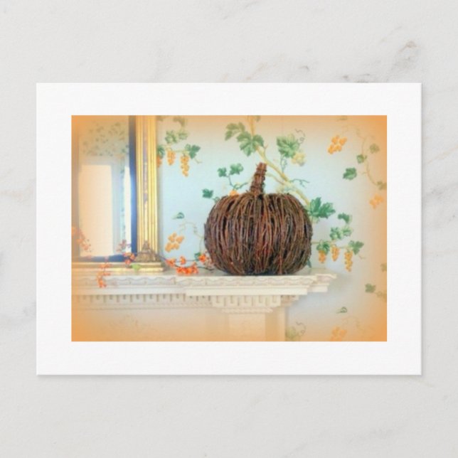 Kolonialkürbis Postkarte (Vorderseite)