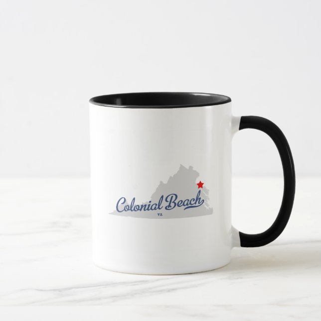 KolonialShirt strand-Virginias VA Tasse (Rechts)