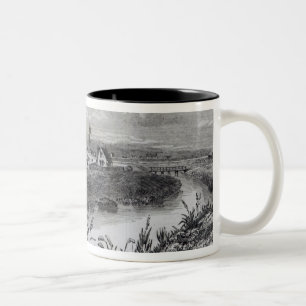 Kolonie Christchurchs, Canterbury, Neuseeland Zweifarbige Tasse