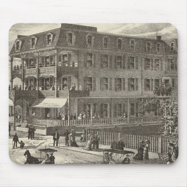 Kolonnade House, Atlantic City Mousepad (Vorne)
