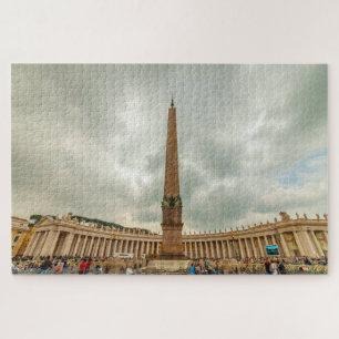 Kolonnade Obelisk und Bernini, Rom, Italien