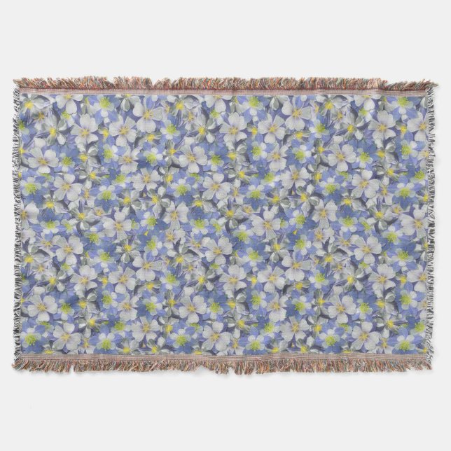 Kolonnen Nahtloses Muster Decke (Vorderseite)