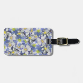 Kolonnen Nahtloses Muster Gepäckanhänger