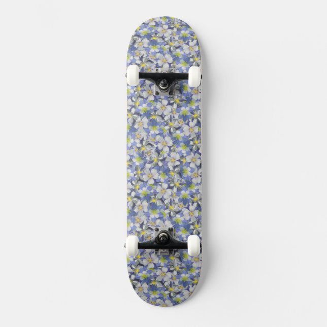 Kolonnen Nahtloses Muster Skateboard (Vorderseite)